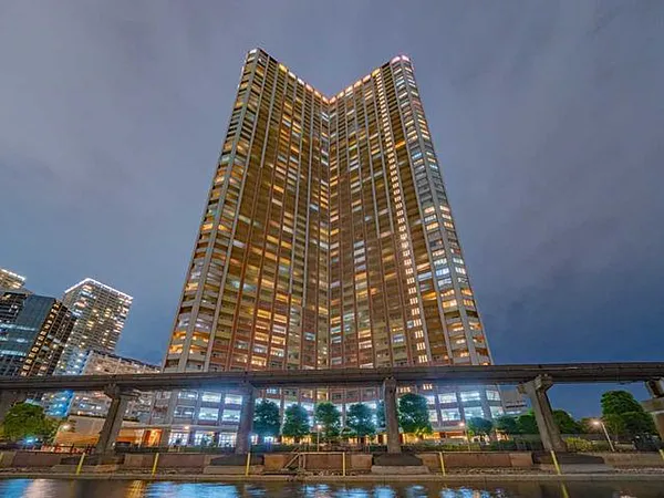 芝浦生活圈｜田町站步行14分・46階西南向3LDK・開放景觀與高樓層公寓