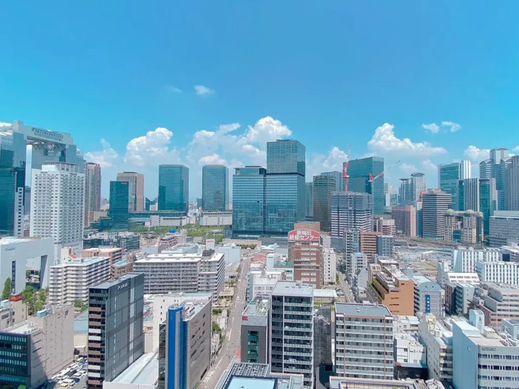 大阪市北区大淀南｜福島站步行8分・阪神福島站步行10分・2LDK・高層樓東向良好景觀