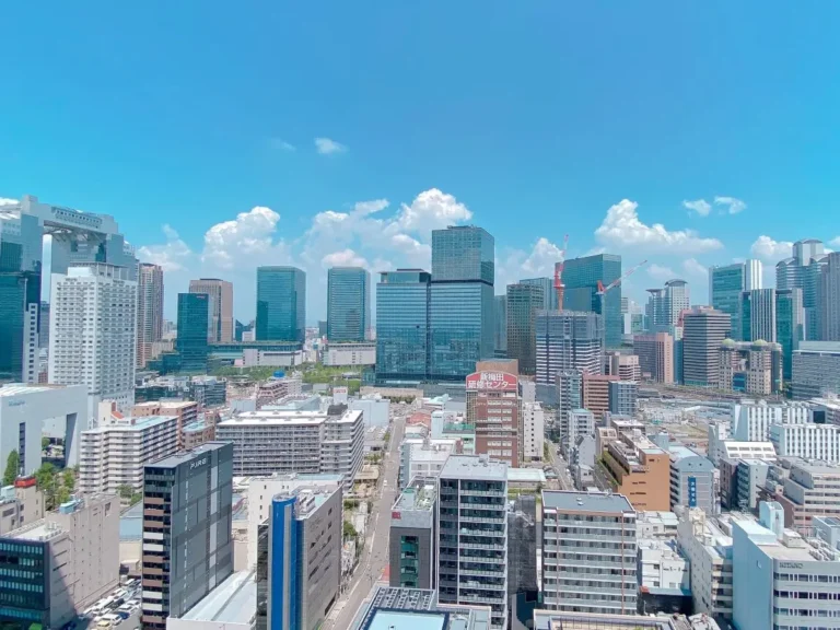 大阪市北区大淀南｜福島站步行8分・阪神福島站步行10分・2LDK・高層樓東向良好景觀